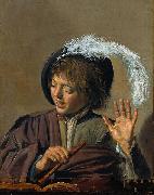 Frans Hals Singing Boy with Flute oil painting reproduction